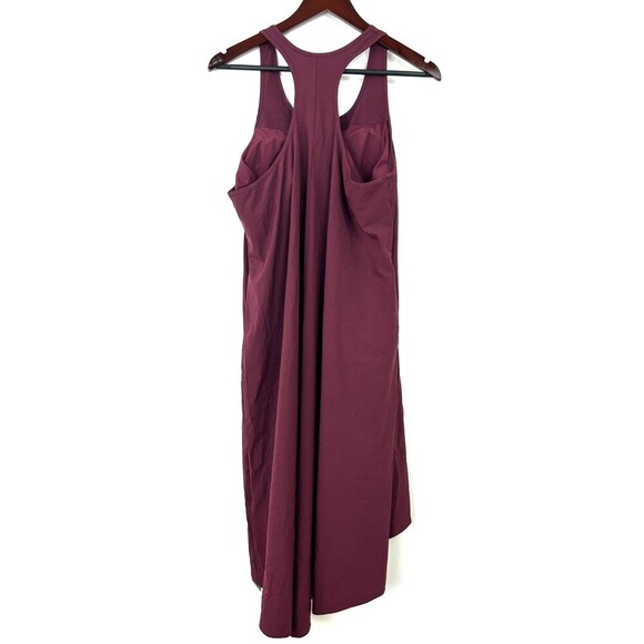 New Halara Backless Racerback Side Pocket High Low Midi Quick Dry Mauve Dress L - Picture 5 of 10